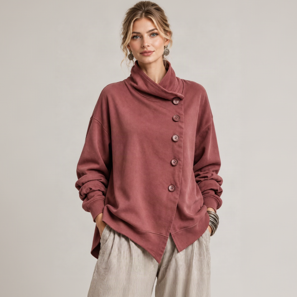 Blouse à Col Roulé