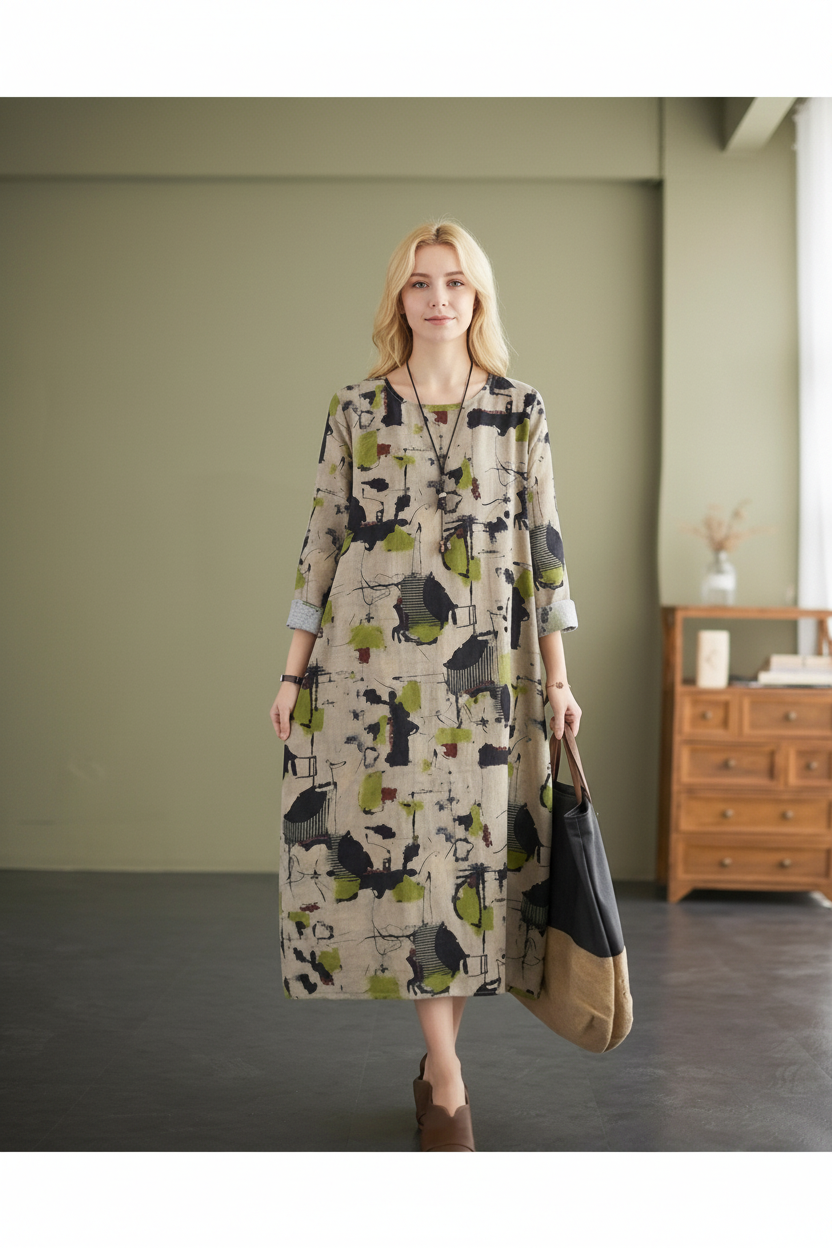 Robe face debout