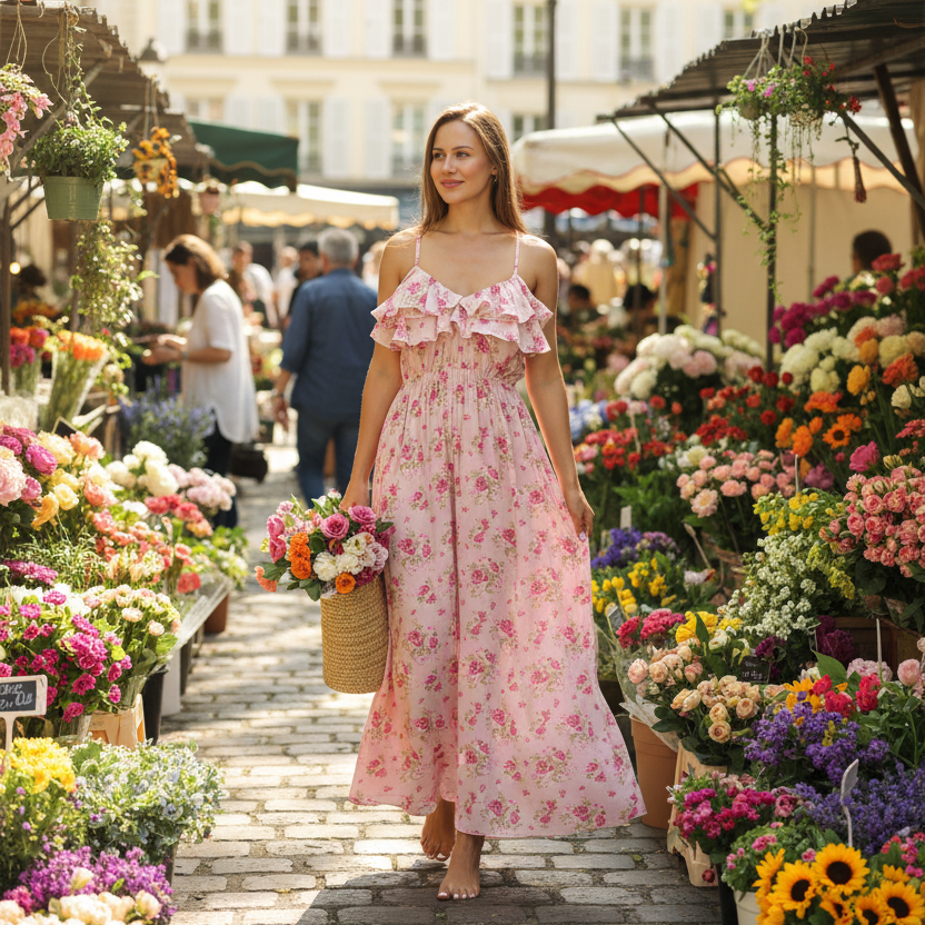 Robe Rose Paris